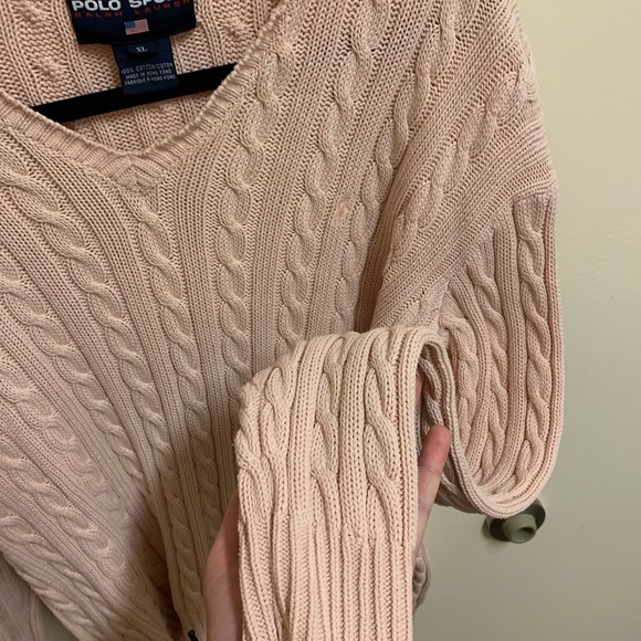 Light pink Ralph Lauren Sweater XL - Picture 4 of 4